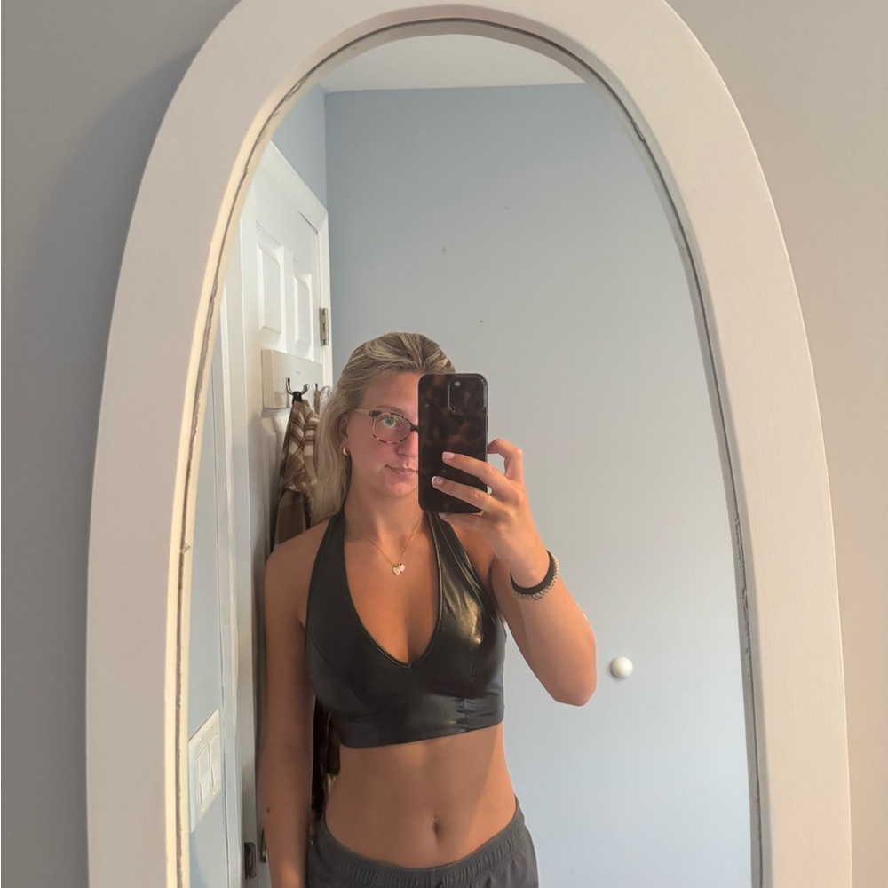 Black Halter Bralette